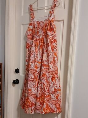 Pink & White Floral Sundress
